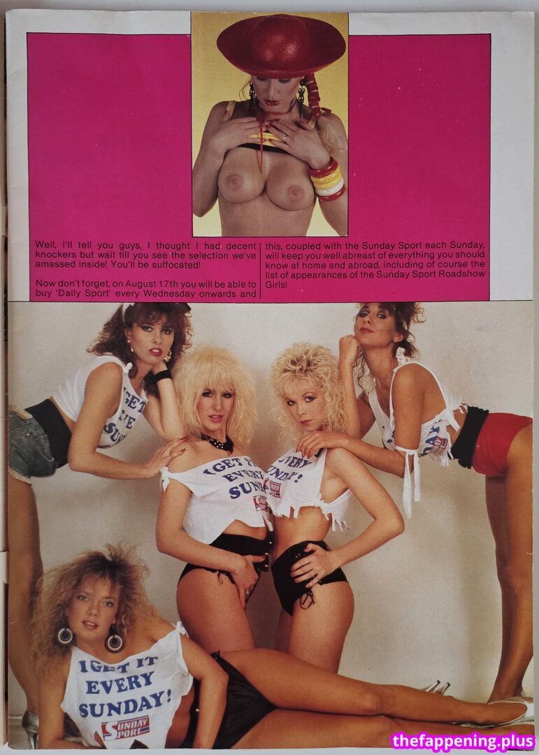 1980'S & Early 90'S Page 3 Girls / GlamourTeaJames / https: / mariawhittaker नग्न OnlyFans फोटो #1006