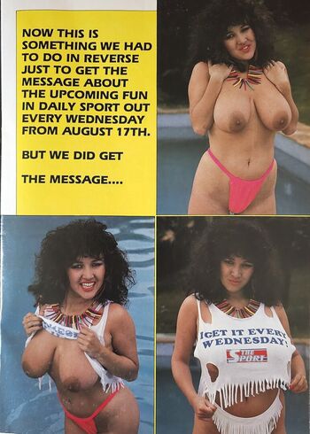 1980'S & Early 90'S Page 3 Girls