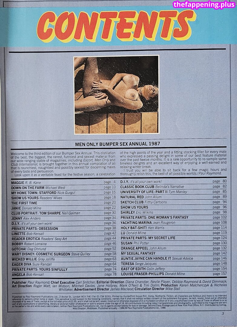 1980'S & Early 90'S Page 3 Girls / GlamourTeaJames / https: / mariawhittaker Naken OnlyFans Foto #1349