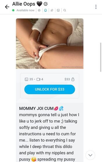 Full leaked Allie oops private onlyfans photo
