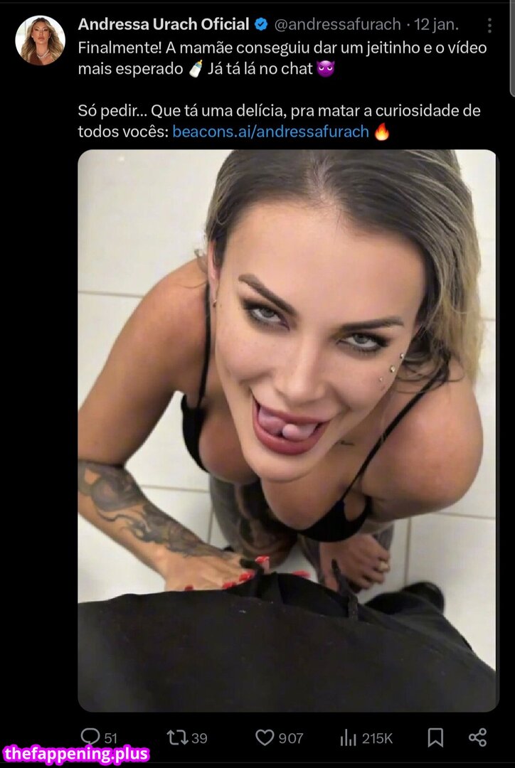 Andressa Urach Criou Um