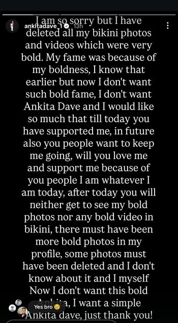 Full leaked Ankita dave private onlyfans photo