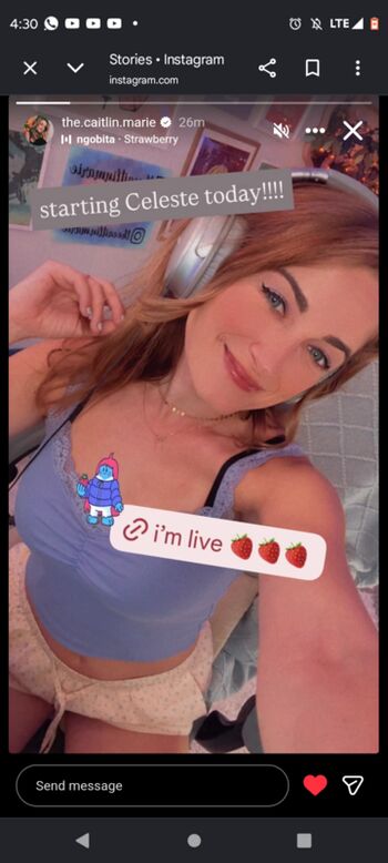 Full leaked Caitlin marie reacts page private onlyfans photo