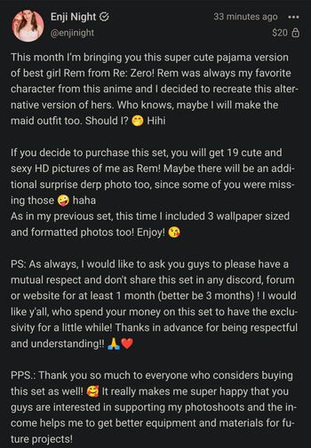 Full leaked Enji night page private onlyfans photo