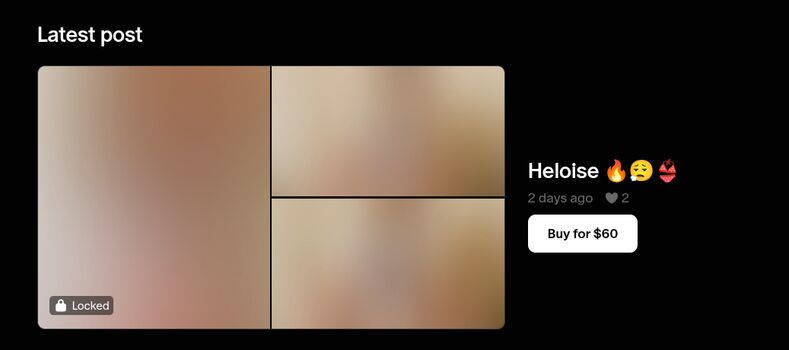 Full leaked Heloise hut page private onlyfans photo