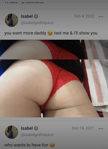 Full leaked Isabelgotthajuice private onlyfans photo