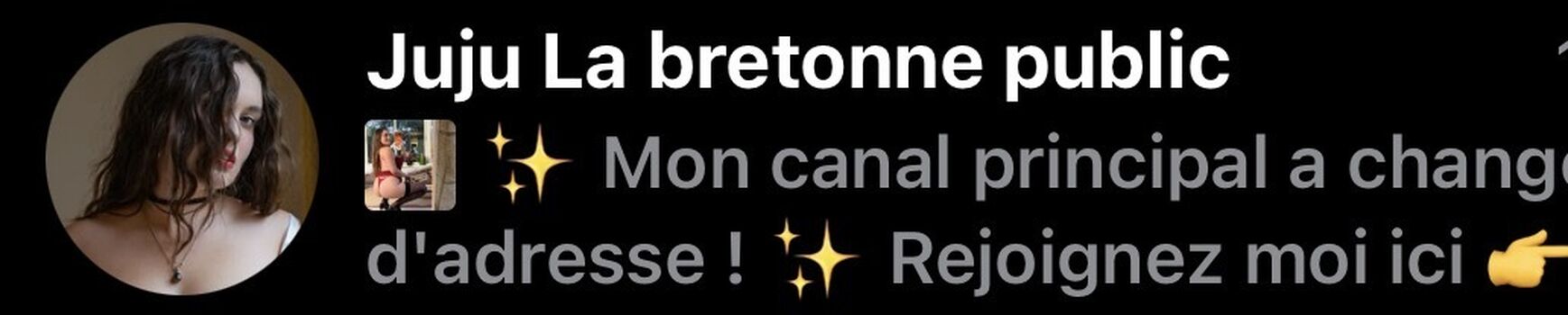 Full leaked Juju la bretonne private onlyfans photo