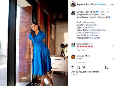 Full leaked Kayadu lohar private onlyfans photo