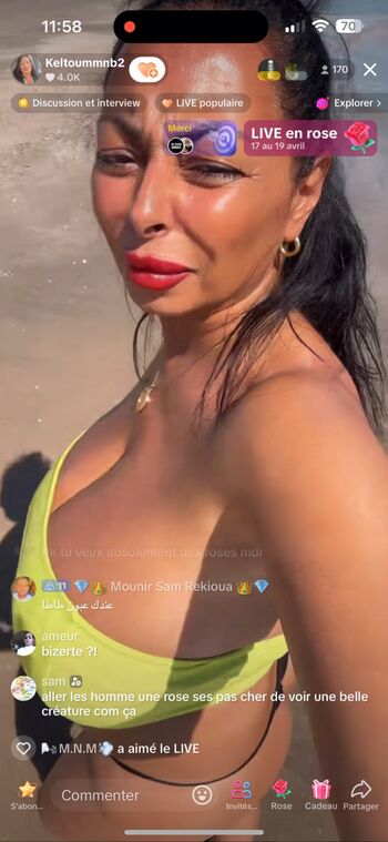 Keltoum Manoubi Daronne Tunisienne Seins Enorme