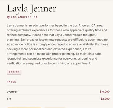 Full leaked Layla jenner  page private onlyfans photo