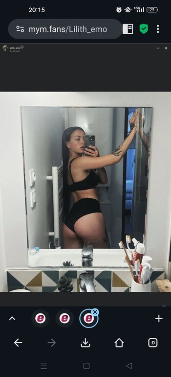 Full leaked Lilith emo private onlyfans photo