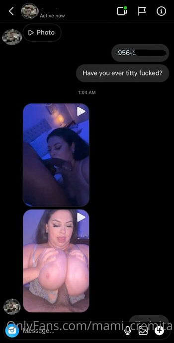 Full leaked Mami cremita private onlyfans photo
