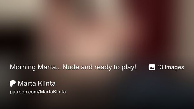 Full leaked Martaklinta private onlyfans photo