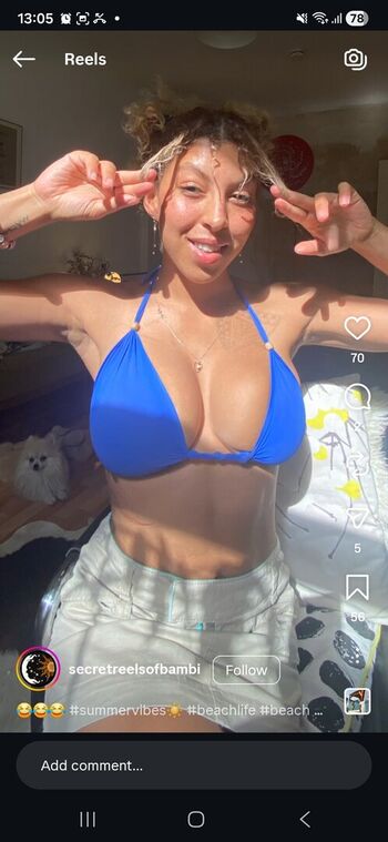 Full leaked Secretreelsofbambi private onlyfans photo