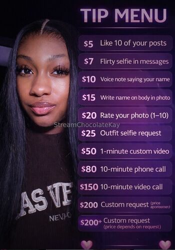 Full leaked Streamchocolatekay private onlyfans photo
